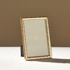 Gold Plated Hammered Metal Frame - Small