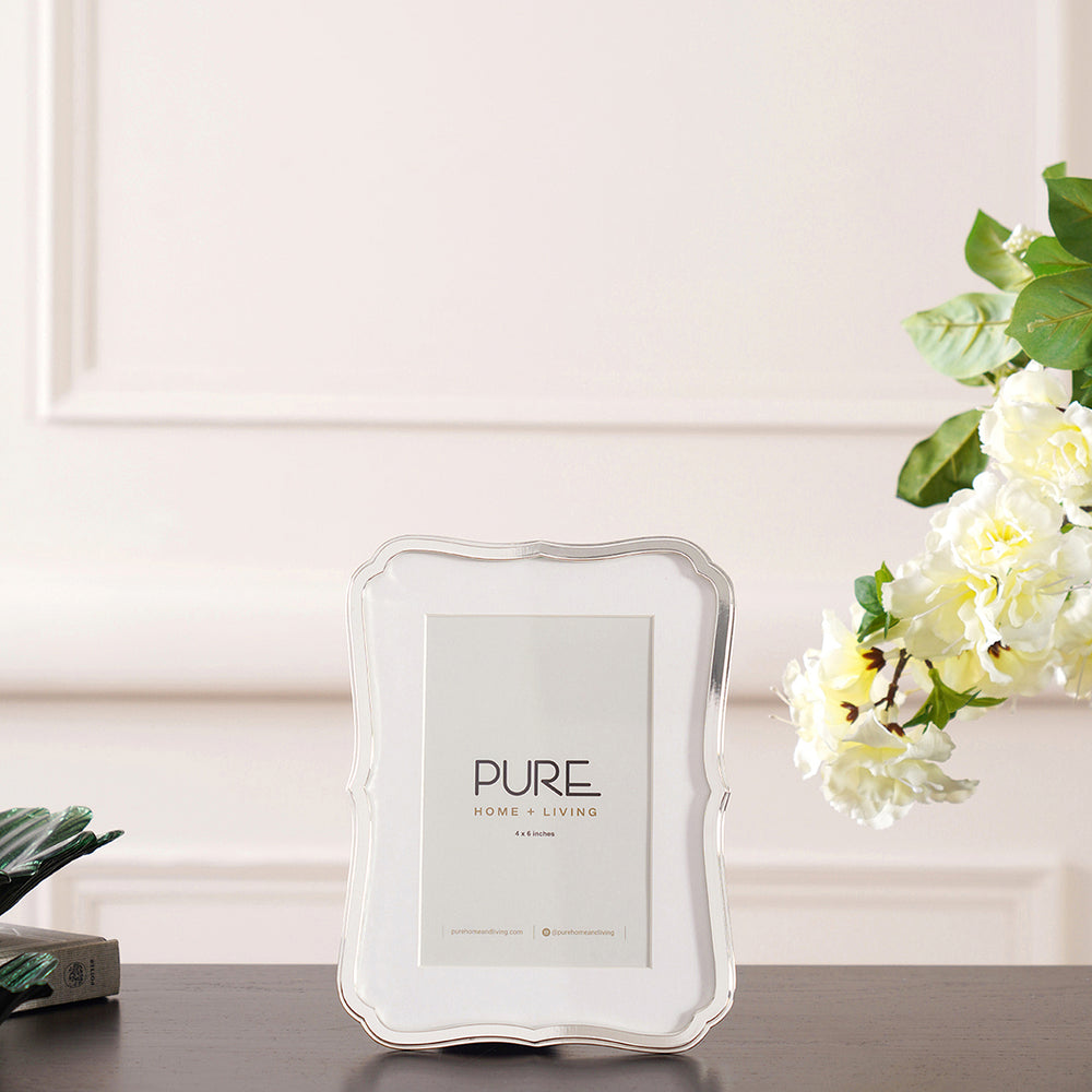 Elegant Silver Plated Photo Frame