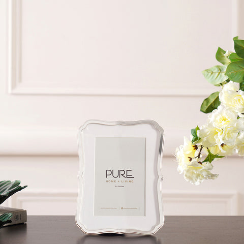 Elegant Silver Plated Photo Frame