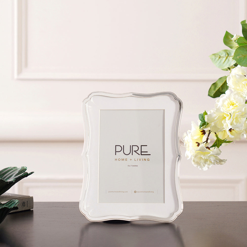 Elegant Silver Plated Photo Frame