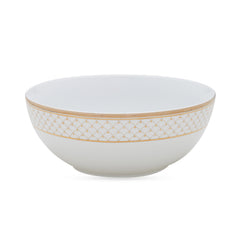 Classic Gold Interlaced Design Serving Bowl