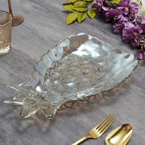 Smoke Quartz Pineapple Platter