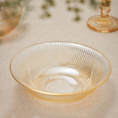Citrine Gold Luce Rimmed Bowl