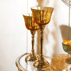 Lara Gold Votive Holder Large