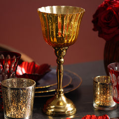 Gold Hurricane with Metal Stand - Small