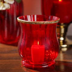 Red Hurricane with Gold Detailing