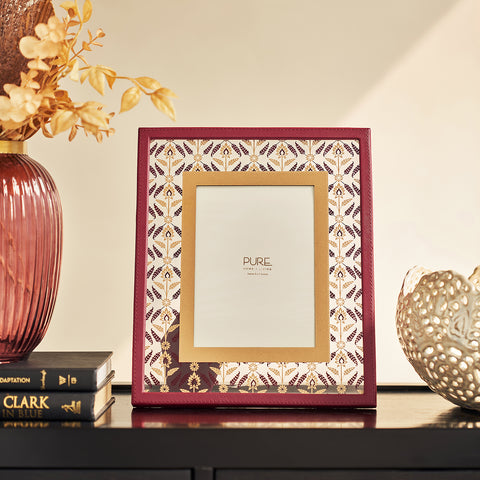 Red Gold Photo Frame - Large