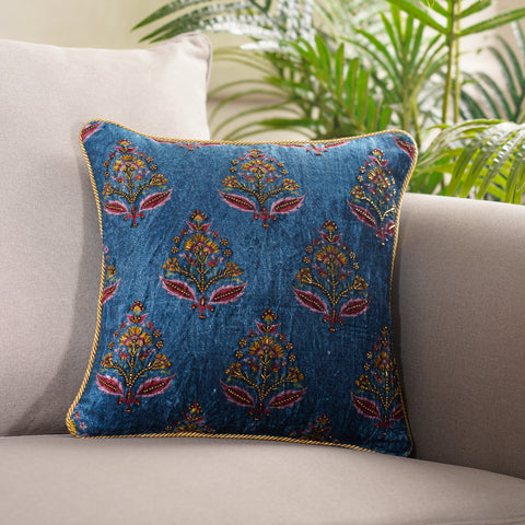 Zain Blue Cushion Cover