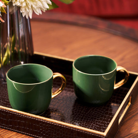 Set Of 2 
Emerald Green Senorita Coffee Mug