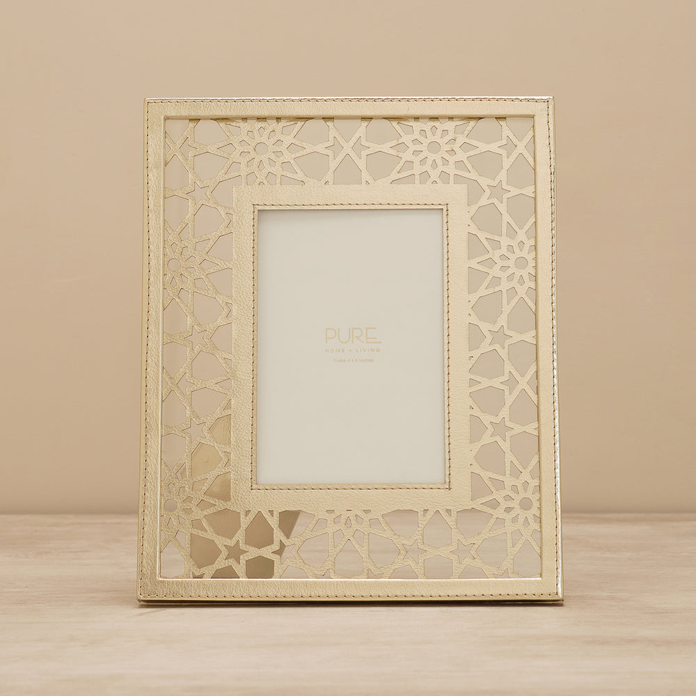 Shia Gold Photo Frame Small