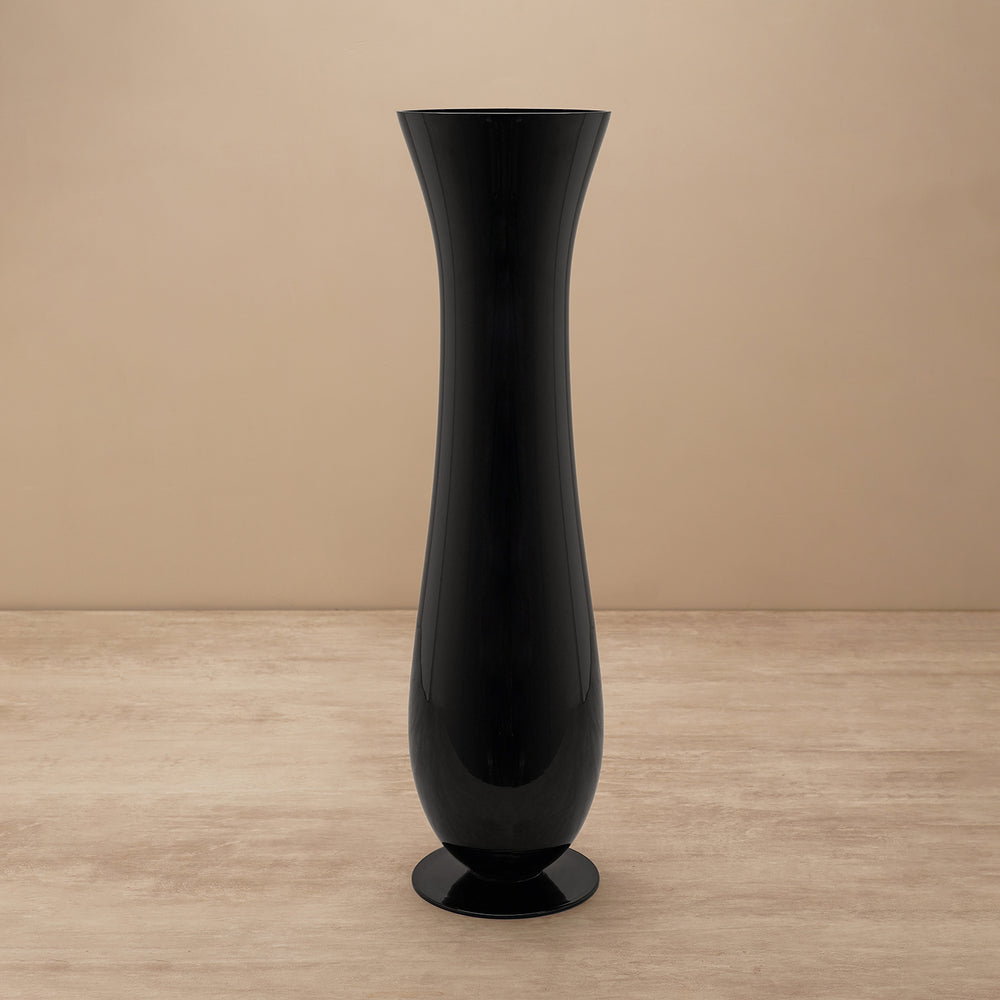 Black Glass Vase