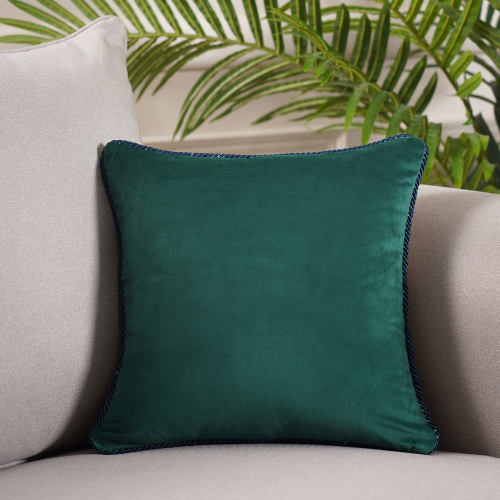 Green Square Cushion Cover