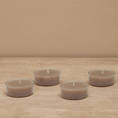 Beige Lavender & Chamomile Tea Light Large