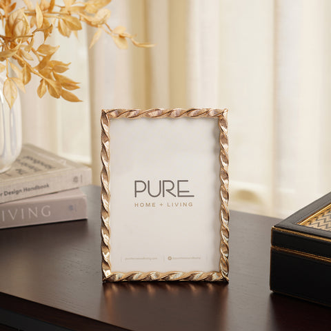 Gold Swivel Metal Photo Frame - Small