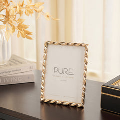 Gold Swivel Metal Photo Frame - Large