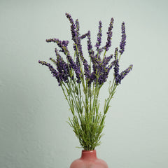 Purple Faux Lavender Spray Single