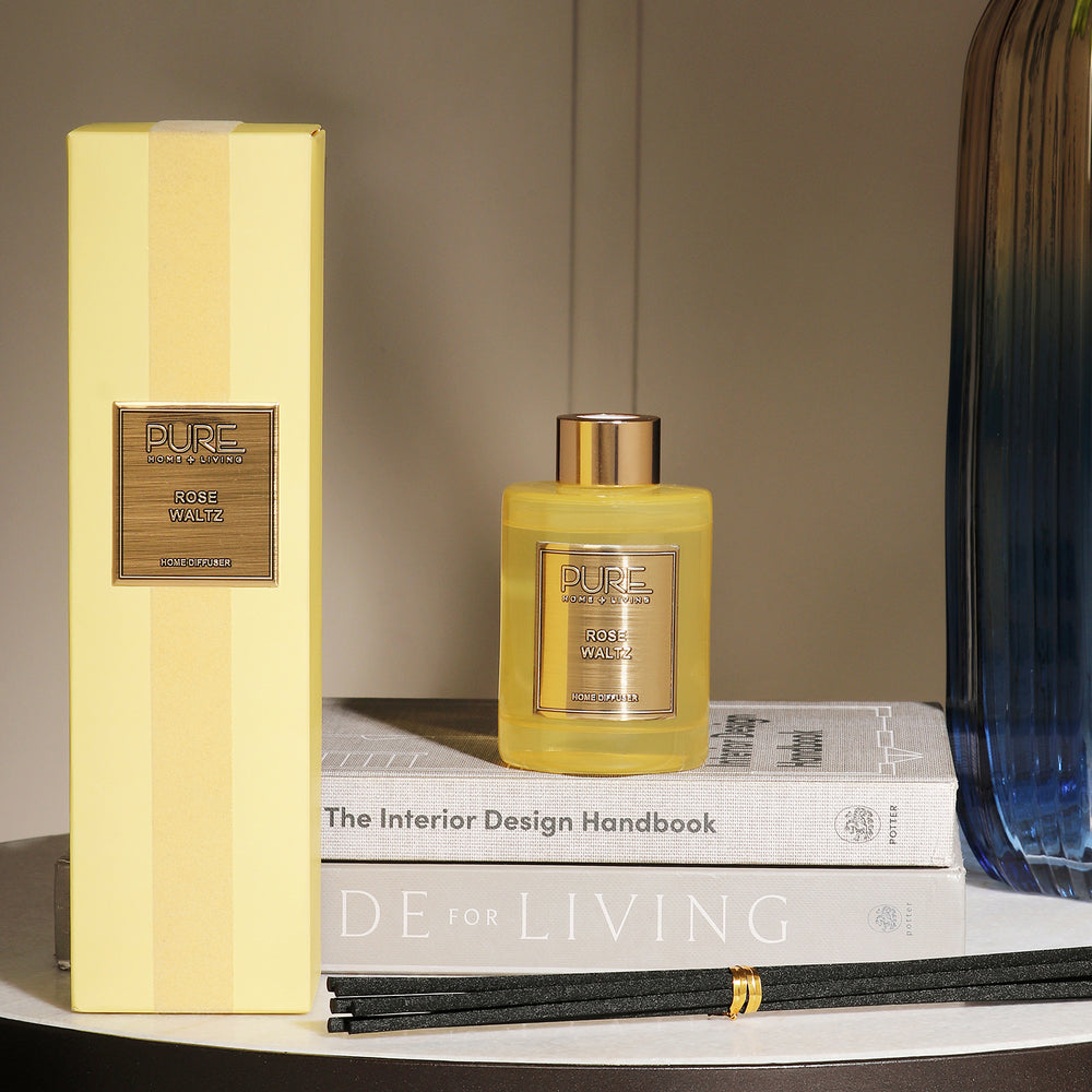 Rose Waltz Scented Reed Diffuser - Yellow