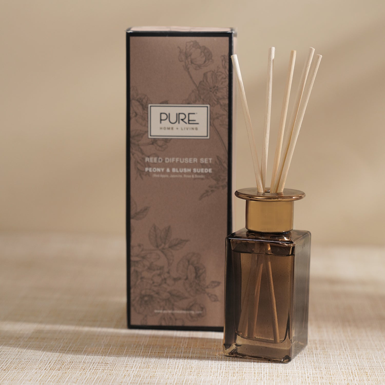 Peony and blush suede online reed diffuser
