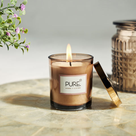 Peony And Blush Suede Jar Candle