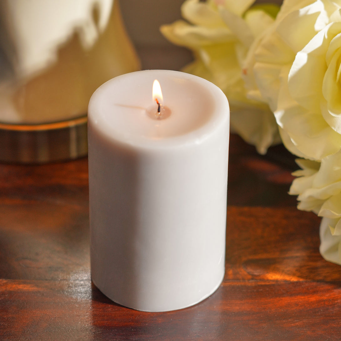 Jasmine scented candles, Jasmine pillar candle