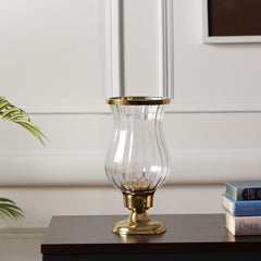 Clear Glass Hurricane - Large