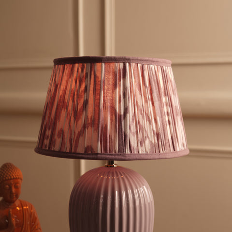 Purple Ikat Print Cotton Lamp Shade (without stand)