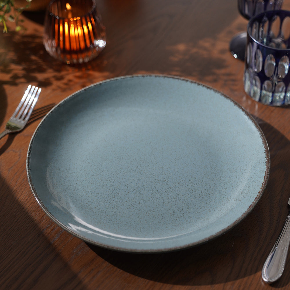 Blue Porcelain Dinner Plate