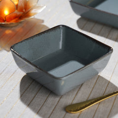 Blue Square Porcelain Platter - Small