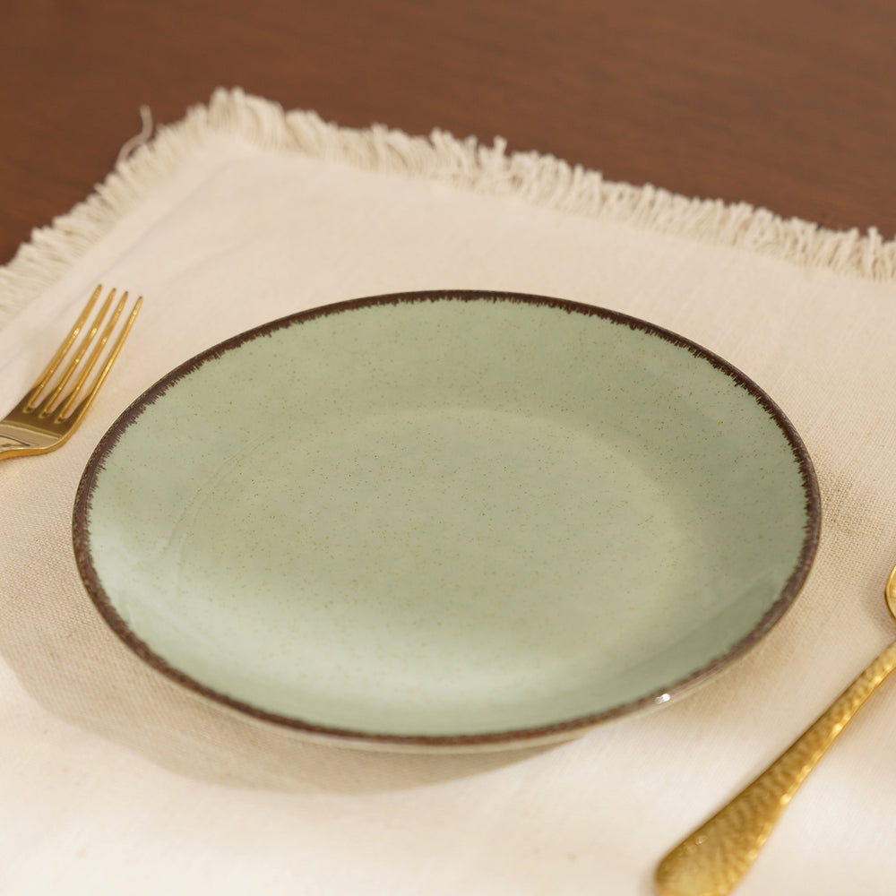 Mint Green Porcelain Dinner Plate