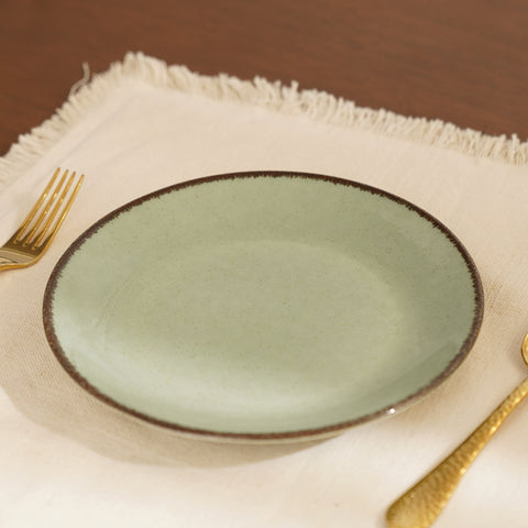 Mint Green Porcelain Dinner Plate
