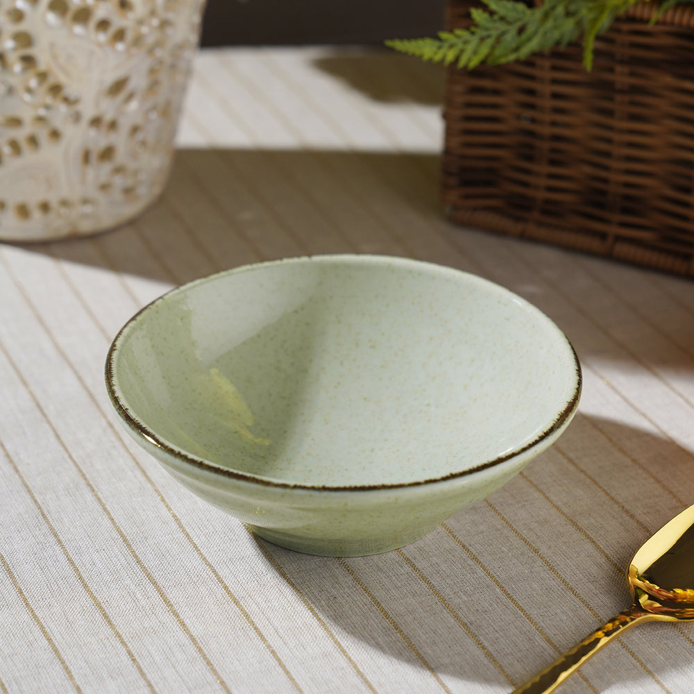 Mint Green Porcelain Serving Bowl - Small