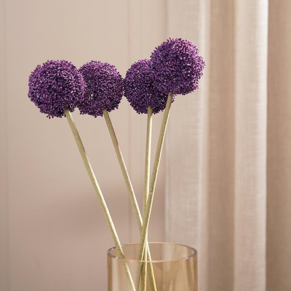 Purple Buddleia Artificial Stem - Single