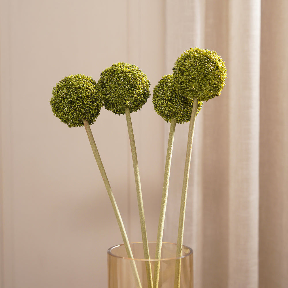 Green Buddleia Artificial Stem - Single