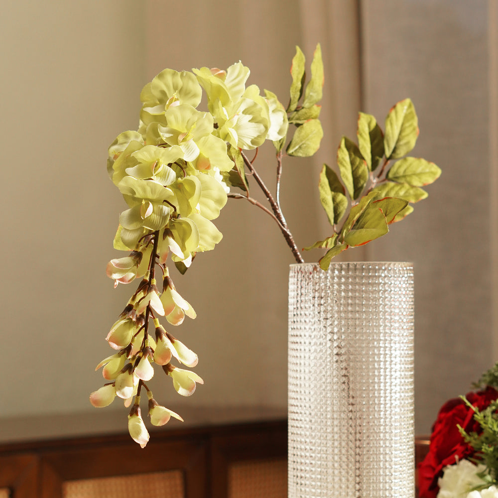 Green Bean Faux Flower Stem Single