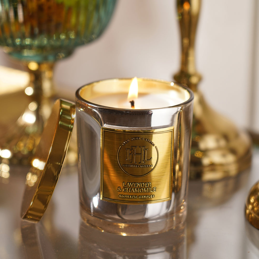 Silver Lavender and Chamomile Jar Candle