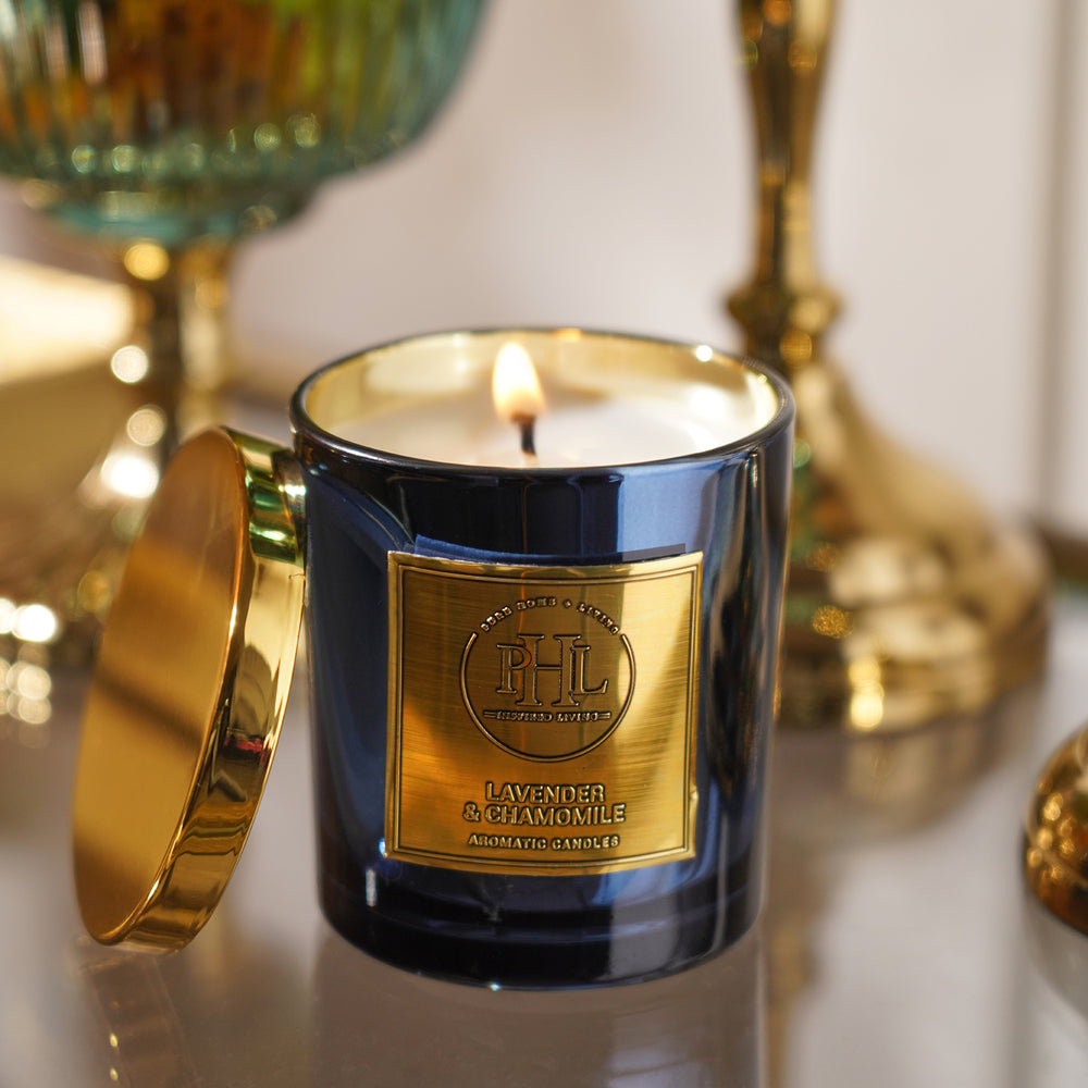 Blue Lavender and Chamomile Jar Candle