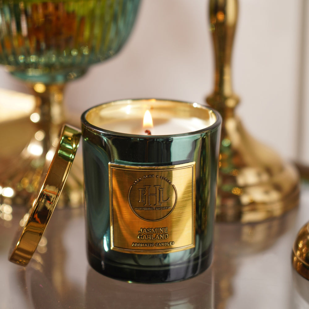 Green Jasmine and Garland Jar Candle