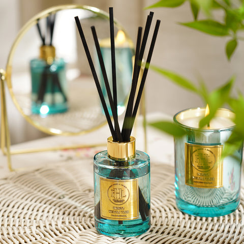 Indigo Neroli Tree Scented Reed Diffuser - Blue