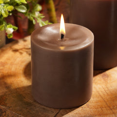 Brown Moments of Eternity Pillar Candle - Medium