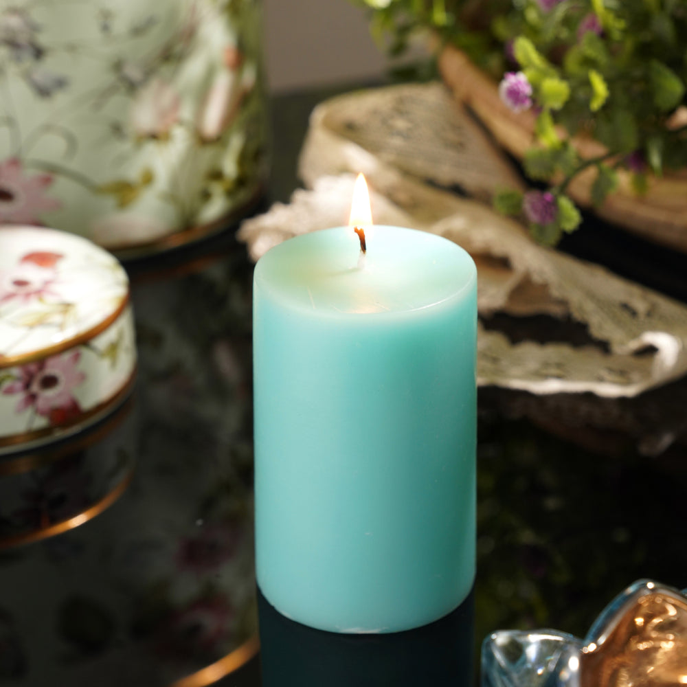 Blue Sea Breeze Pillar Candle - Small