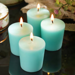 Set of 4 Blue Sea Breeze Votive Candles