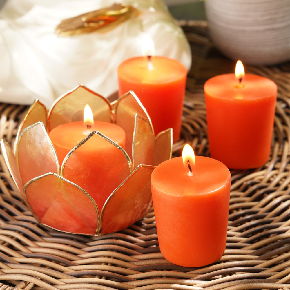 Set of 4 Playful Berries Votive Candles