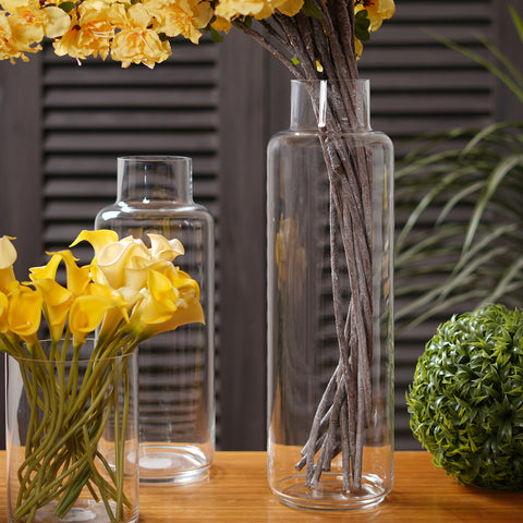 Transparent Glass Vase - Large