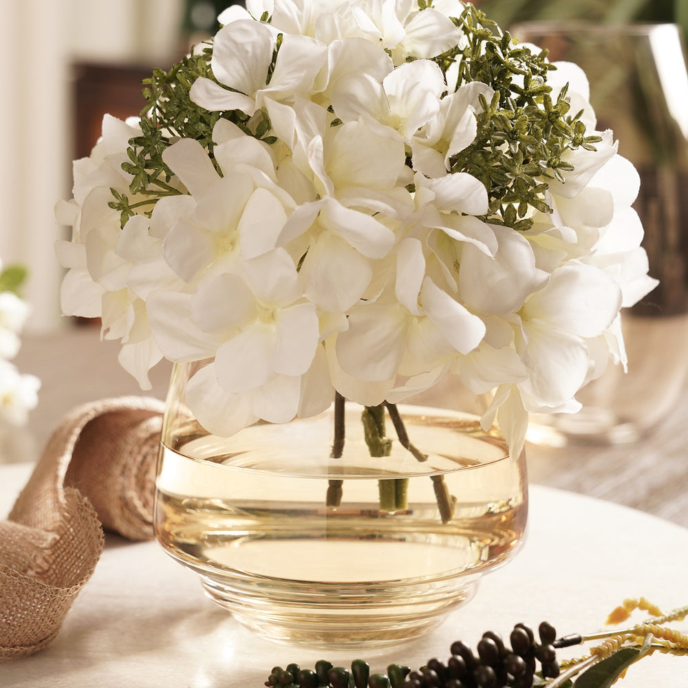 Amber Tall Glass Vase - Small