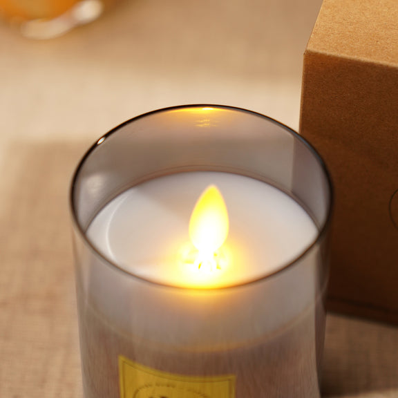 Shop Grey LED Flickering Flame Candle Small at Best Price Online in
