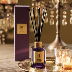 Lavender & Chamomile Scented Glass Diffuser - Purple
