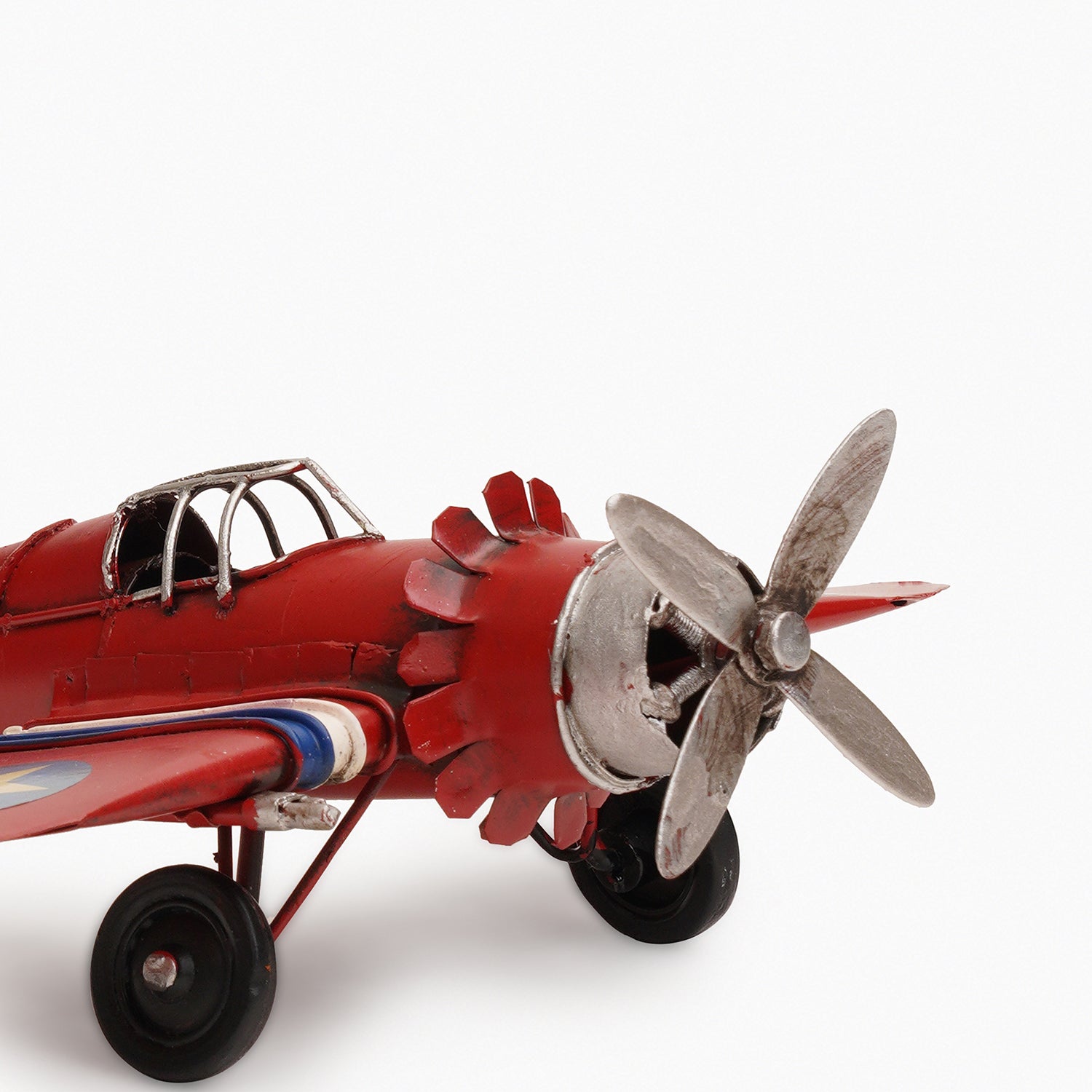 Shop Red Metal Decorative Vintage Plane - at Best Price Online in