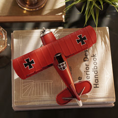 Red Metal Vintage Decorative Plane