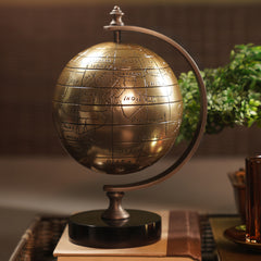 Gold Decorative Globe with Stand - Small