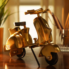 Gold Decorative Scooter